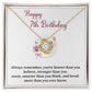 7th Birthday Necklace Gift for Girl – Sweet Message Card Jewelry