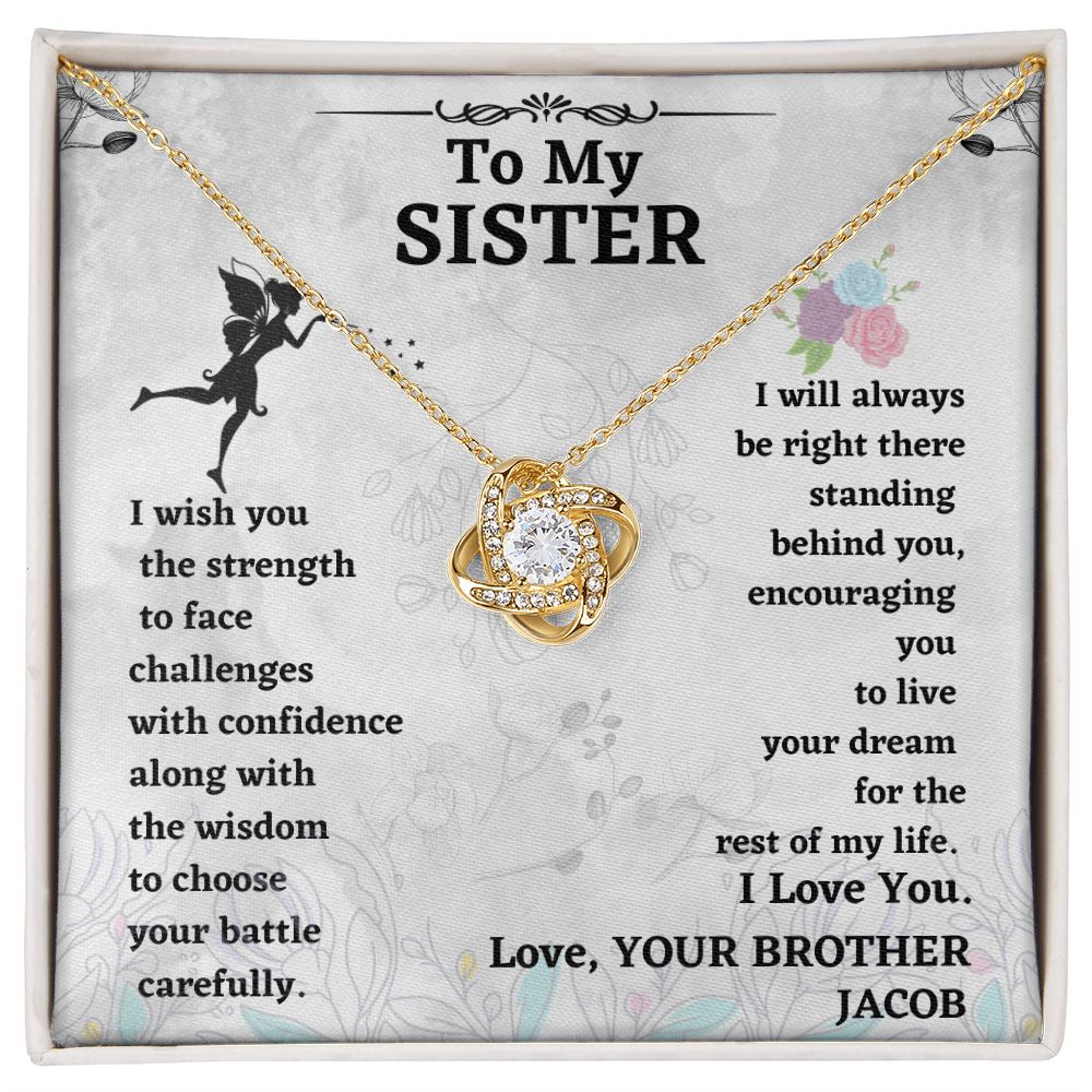 To My Sister I Love You Love Your Brother Jacob Customer Order for Etsy