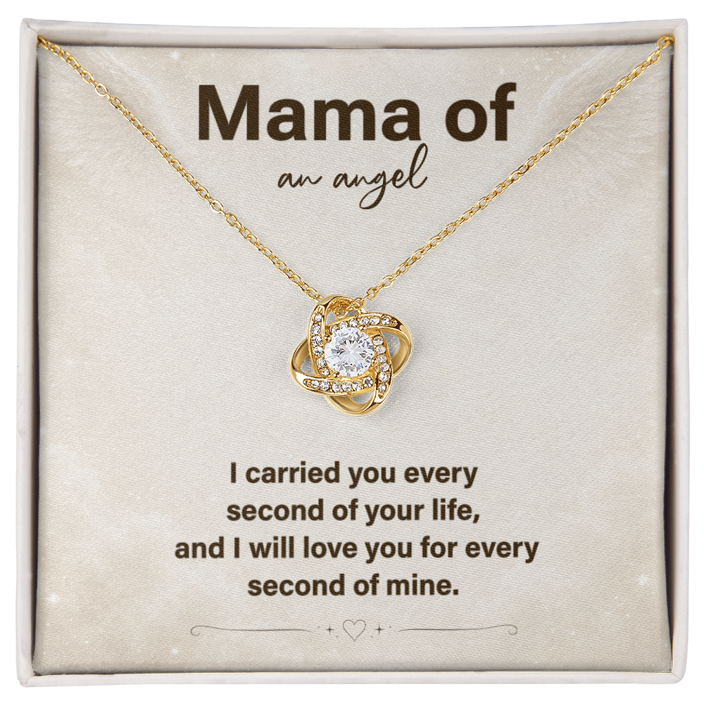 Mama of an angle necklace