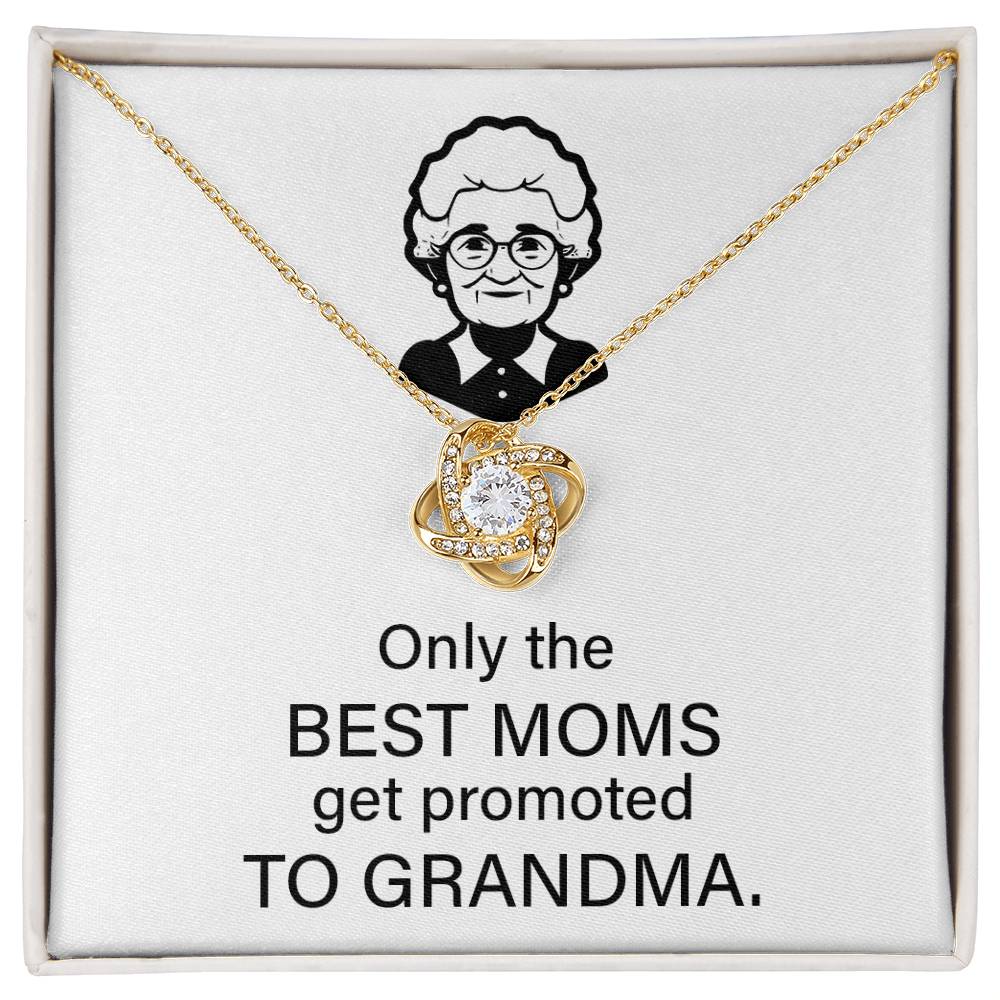 To The Best Moms Who Become Grandmas Grandma Necklace Gift Best Mom To Grandma Gift Jewelry Gift For Grandma Sentimental Jewelry For Grandmother Emotional Keepsake For Grandma Family Connection Necklace Sentimental Keepsake For Grandma