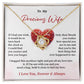 To My Precious Wife Necklace Gift From Your Boyfriend Sentimental Jewelry