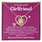 Romantic Gift for Girlfriend from Boyfriend with Message Card