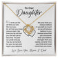 To Our Daughter Necklace Gift – Heartfelt Keepsake from Parents