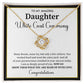 White Coat Ceremony Gift For Daughter Necklace With Gift Box