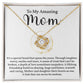 Mother Daughter Necklace Gift Special Bond Card