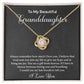 Granddaughter Gift from Grandma I Love You Necklace