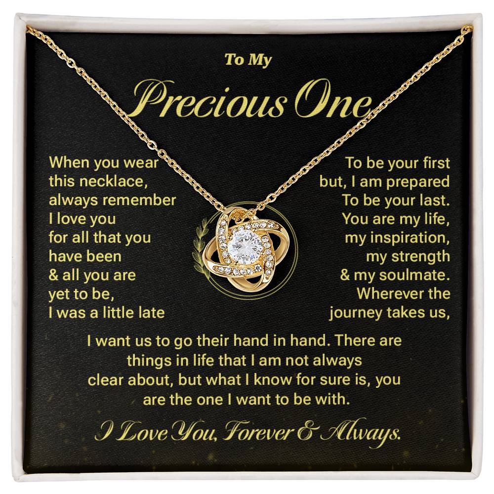 Precious One Necklace Gift with Message Card