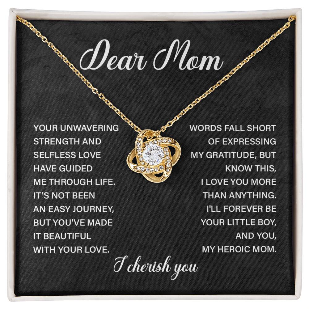 Dear Mom Dear Mom Necklace Gift Thoughtful Gift For Mom Unique Gift For Mother-child Bond Meaningful Gift For Mom Proud Son Gift For Mom Special Occasion Gift For Mom Best Mom Ever Necklace Spiritual Bond With Mom Necklace