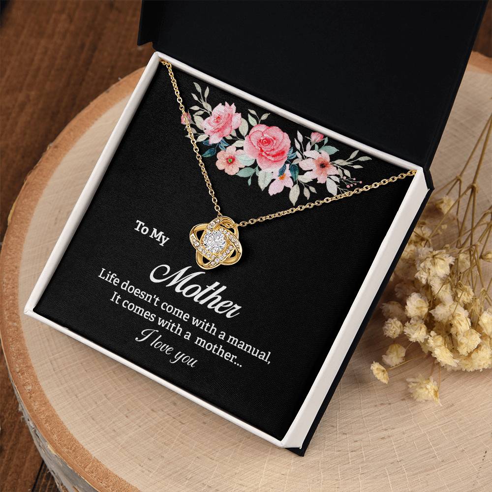 Mother Necklace Gift with Sentimental Message Card