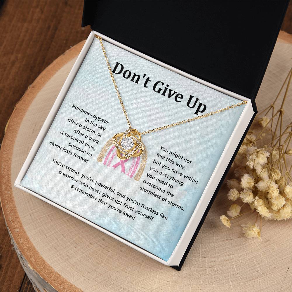 Don't Give Up Strength In Adversity Jewelry Don't Give Up Necklace Gift From Your Husband Meaningful Gift Supportive Gift Motivational Jewelry Never Give Up Necklace Breast Cancer Necklace For Soulmate Personal Growth Jewelry