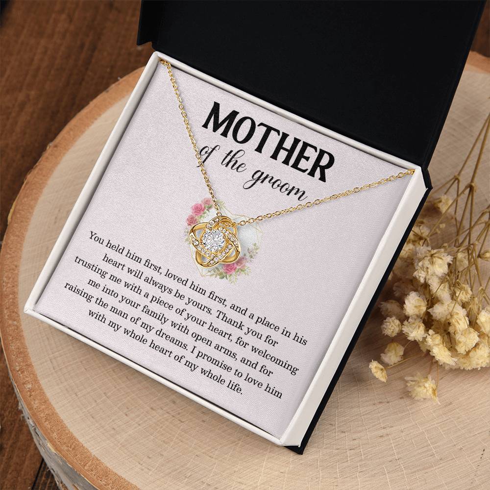 To The Mother Of The Groom Mother Of The Groom Necklace Gift Sentimental Jewelry For Mother Of The Groom Emotional Keepsake For Mother Jewelry Gift For Groom's Mom Special Gift For Groom's Mom Meaningful Gift For Groom's Mother