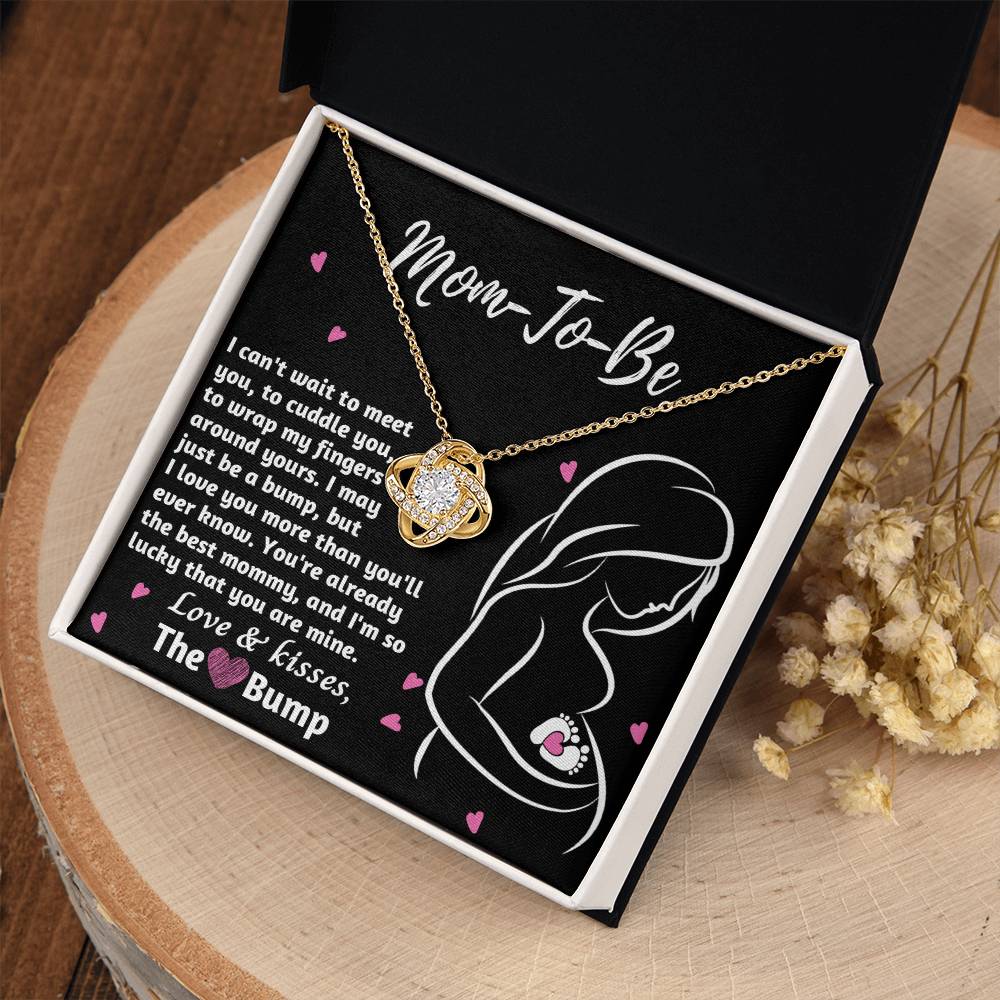 Mom To Be Necklace For Pregnant Women, Mommy Present From Unborn Baby, Gift For Expecting Moms, Pregnancy Jewelry Necklace With Wonderful Message Card And Box.