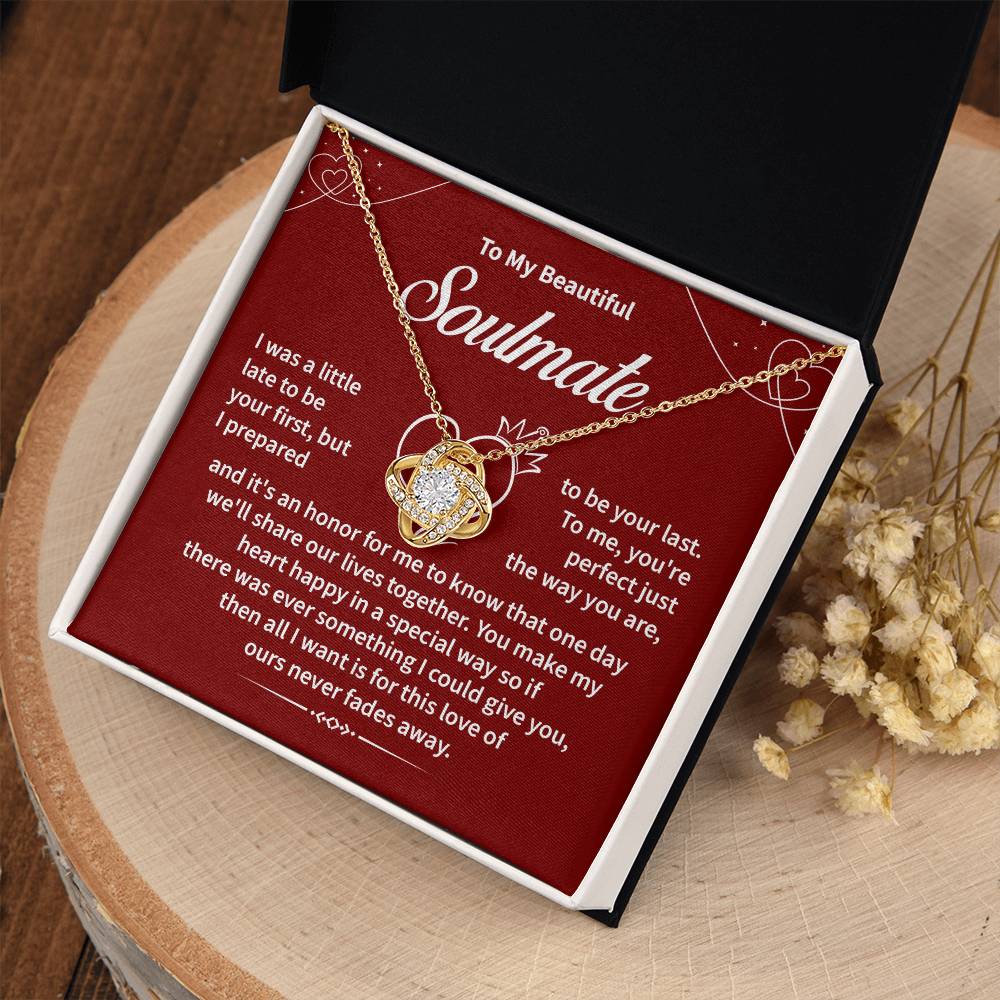Soulmate Necklace for Her – Romantic Gift Box Jewelry