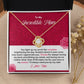 Mother Necklace Gift with Heartfelt Card