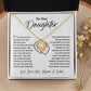 To Our Daughter Necklace Gift – Heartfelt Keepsake from Parents