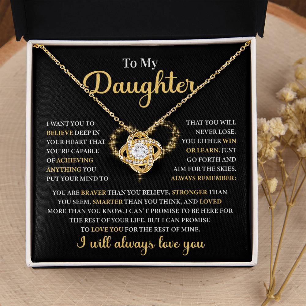 Daughter Gift from Parent – Believe in Yourself Card