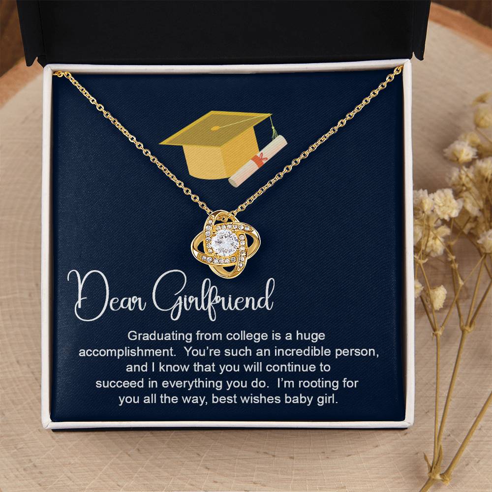 Dear Girlfriend Necklace Girlfriend Graduation Necklace Gift Gift For Graduation Necklace For Girlfriend Proud Of You Graduation Necklace Best Wishes Necklace For Girlfriend Sentimental Gift For Girlfriend Necklace For Girlfriend Necklace For Girlfriend