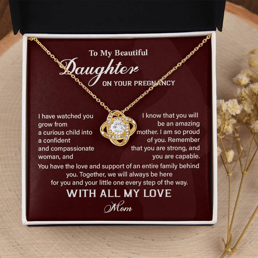 Pregnancy Gift for Daughter from Mom – With Message Card