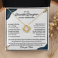 To Daughter on Wedding Day – Necklace Gift Box