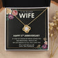 5th Anniversary Necklace Gift for Wife – Love Note Box