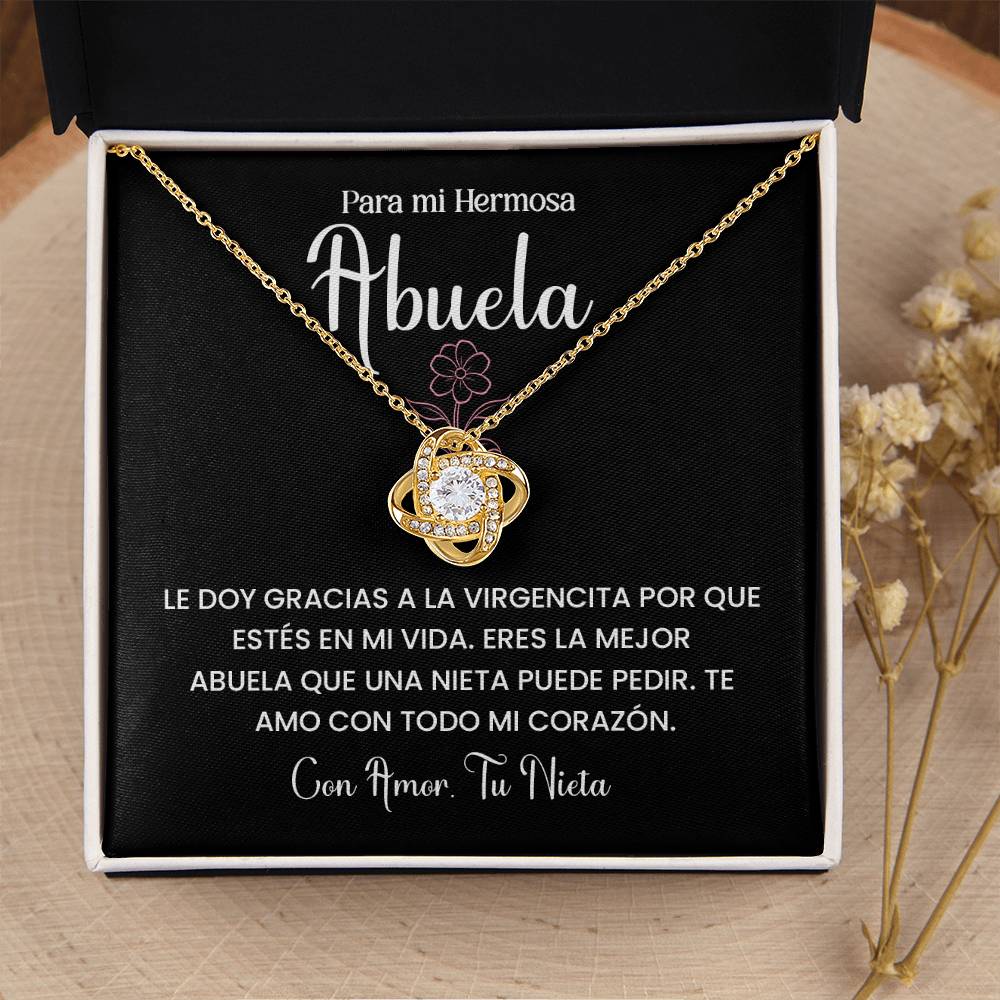 Collar Del Día De Los Abuelos Para Nieta Regalo Sincero Para Mi Hermosa Abuela Collar De Regalo Para Nieta Joyas Del Día De Los Abuelos Collar Sentimental Para Abuela Collar De Agradecimiento Para Abuela Regalo Especial Para Abuela Joyas Emocionales Para