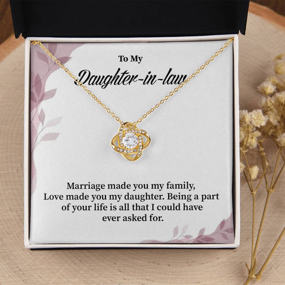 Daughter-in-Law Necklace Gift with Sentimental Card