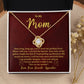Funny Galaxy Mom Necklace Gift – with Message Card