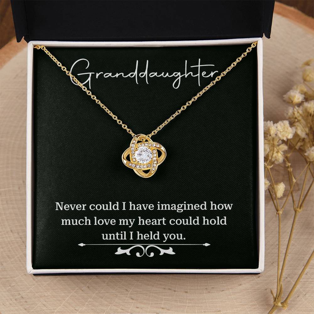Granddaughter Gift with Message Card – Elegant Keepsake Necklace