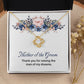 Mother of Groom Gift Necklace with Message Card