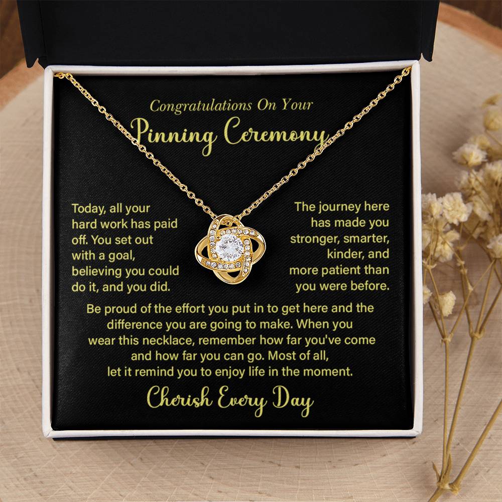 Congratulations On Your Pinning Ceremony Necklace Pinning Ceremony Necklace Gift Congratulations Pinning Ceremony Jewelry Journey Of Success Necklace Pinning Ceremony Milestone Necklace Necklace To Celebrate Hard Work Pinning Ceremony Keepsake Jewelry