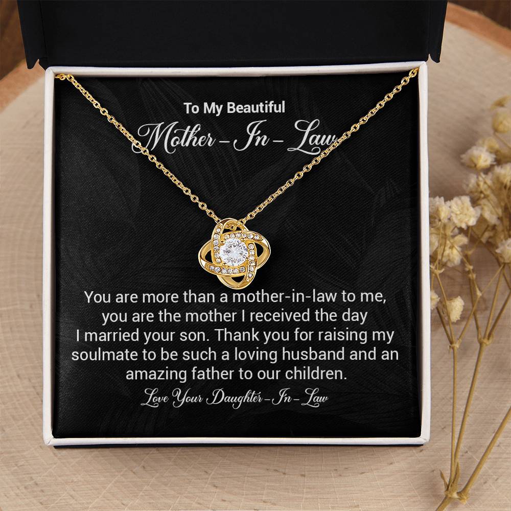Mother-In-Law Necklace Gift from Daughter-In-Law Box