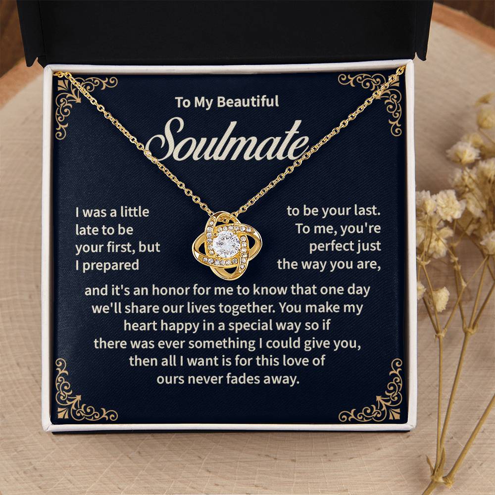 Soulmate Necklace Gift for Her – Elegant Gift Box