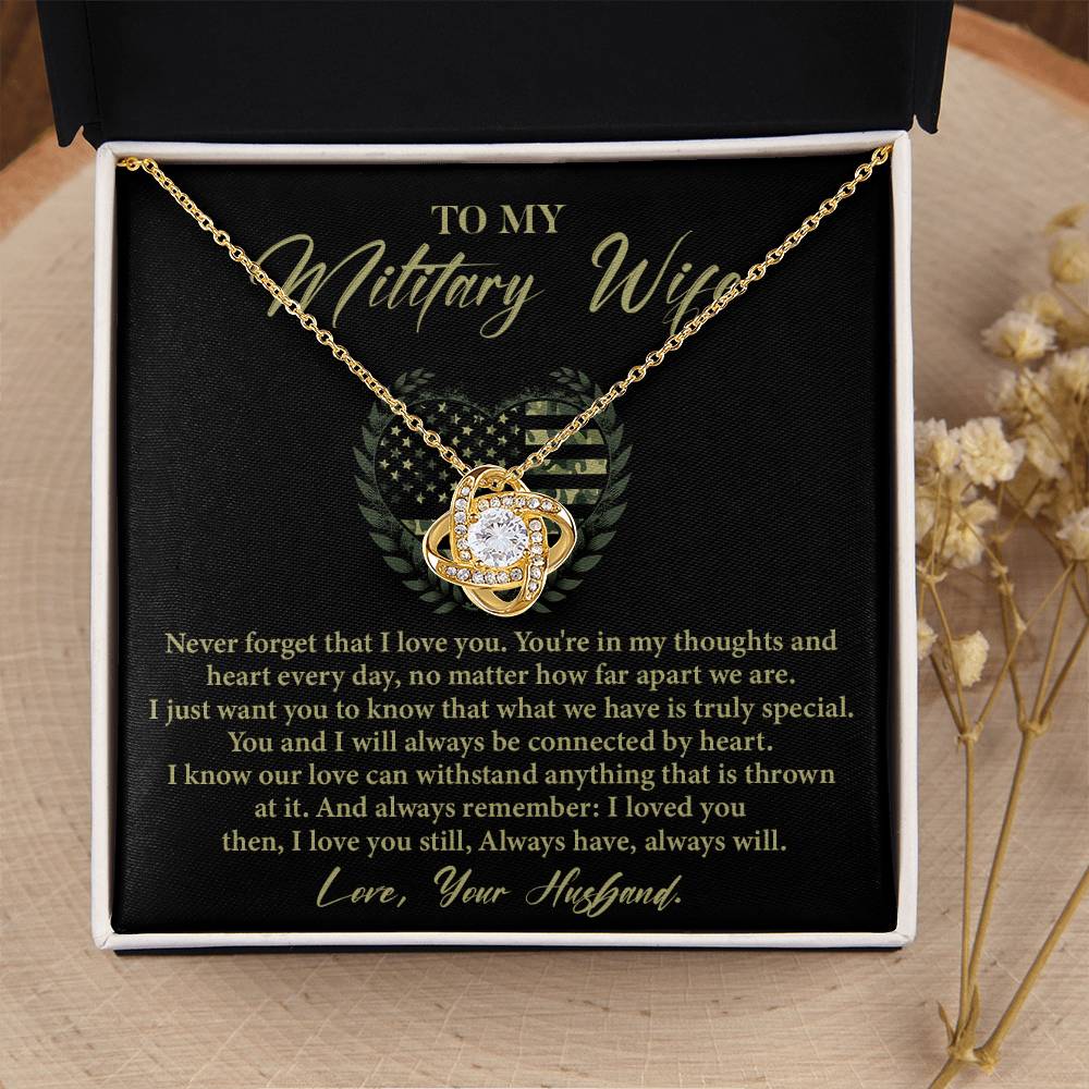 Military Wife Gift from Husband – With Message Card