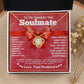 Soulmate Necklace Gift from Husband with Love Card
