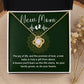 New Mom Gift Necklace – First Time Mom Jewelry with Card