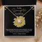 To My Daughter Necklace Sunshine Gift Box from Mom