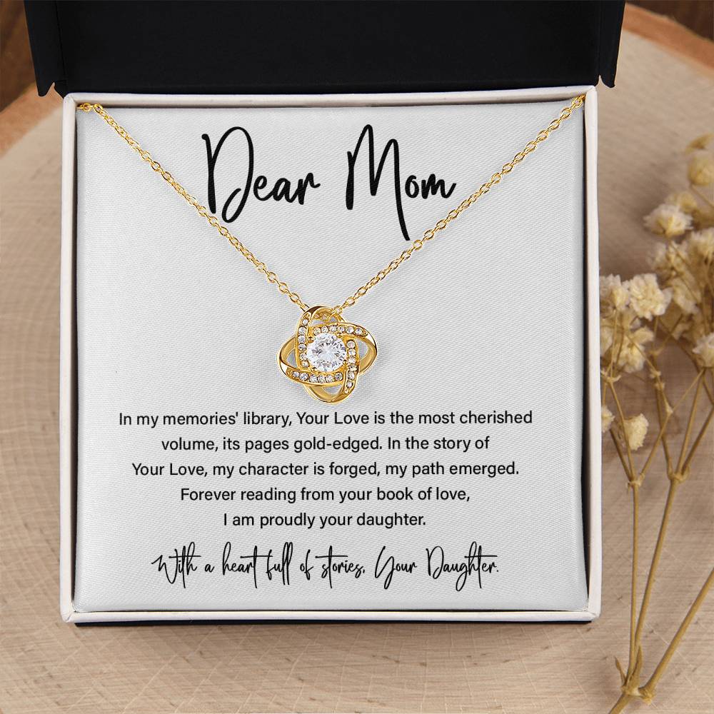 Dear Mom, Best Necklace Gift From Daughters To Mom Inspirational Necklace Gift Best Mother’s Day Necklace Gift Mother-daughter Bond Necklace Gift Jewelry Gift Necklace With Message Thoughtful Gift Necklace Sentimental Necklace Gift