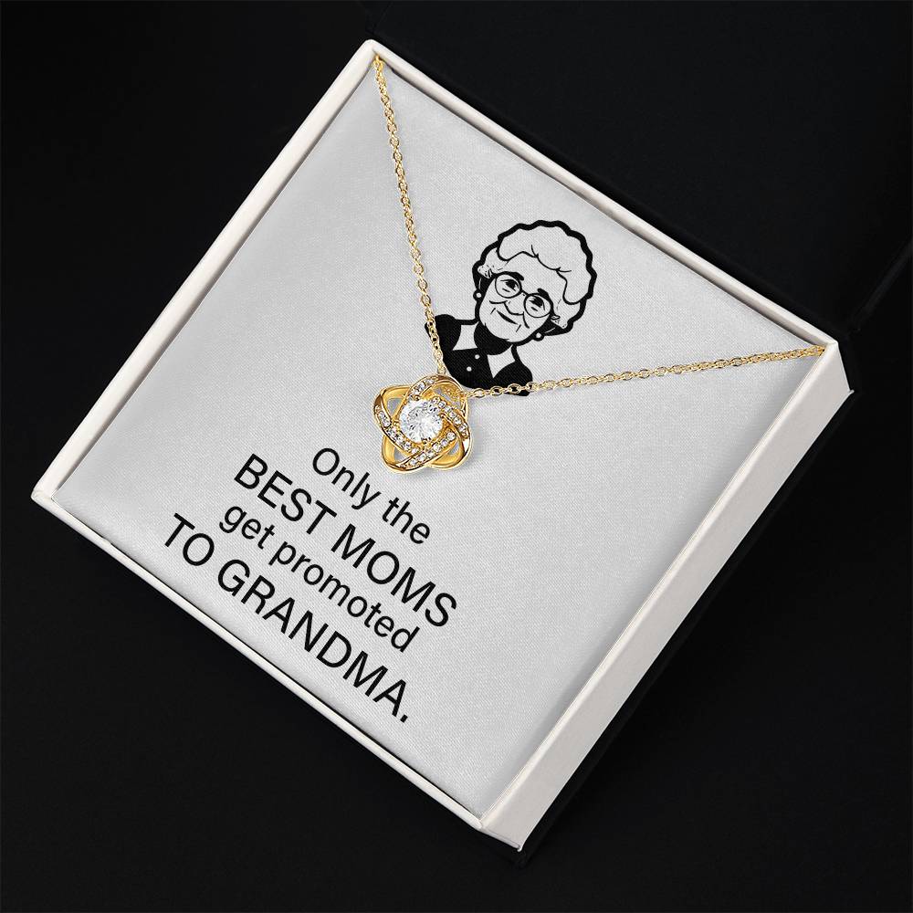 To The Best Moms Who Become Grandmas Grandma Necklace Gift Best Mom To Grandma Gift Jewelry Gift For Grandma Sentimental Jewelry For Grandmother Emotional Keepsake For Grandma Family Connection Necklace Sentimental Keepsake For Grandma