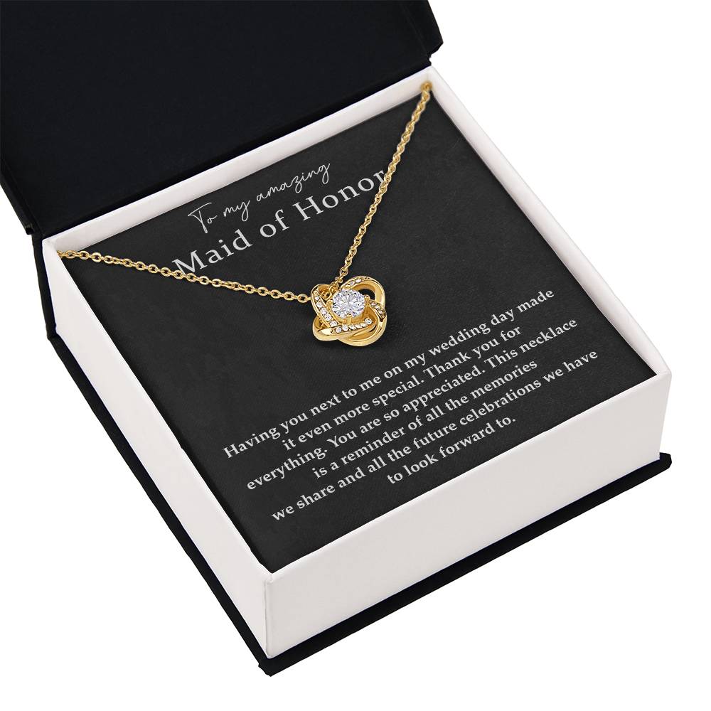 Wedding Day Necklace For Maid Of Honor Friendship Necklace For Maid Of Honor Jewelry Gift For Maid Of Honor Meaningful Gift For Maid Of Honor Emotional Gift For Maid Of Honor Special Gift For Maid Of Honor Necklace For Maid Of Honor Thank You Gift