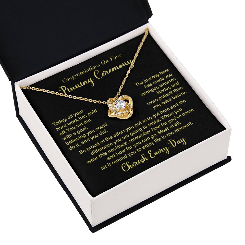 Congratulations On Your Pinning Ceremony Necklace Pinning Ceremony Necklace Gift Congratulations Pinning Ceremony Jewelry Journey Of Success Necklace Pinning Ceremony Milestone Necklace Necklace To Celebrate Hard Work Pinning Ceremony Keepsake Jewelry