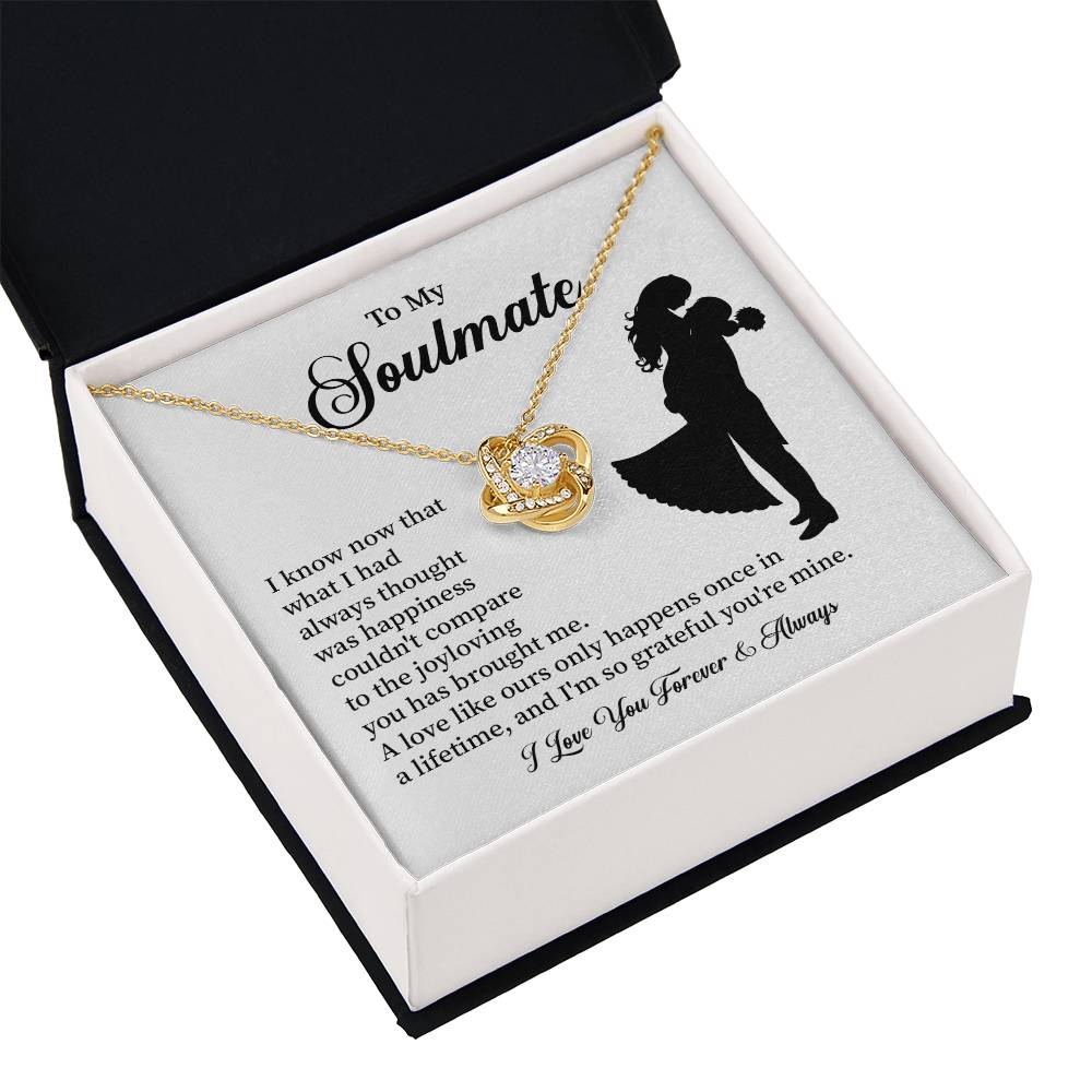 Soulmate Necklace – Gift for Wife or Girlfriend with Romantic Message