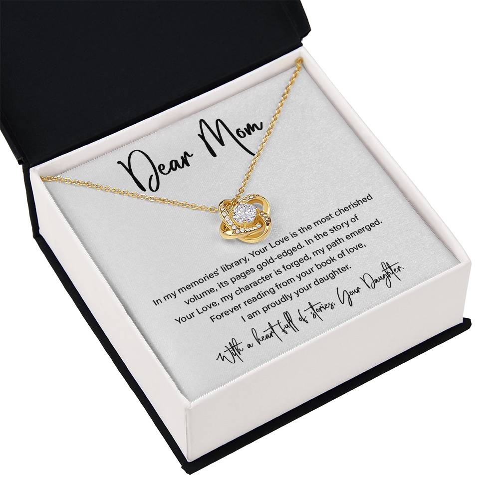 Dear Mom, Best Necklace Gift From Daughters To Mom Inspirational Necklace Gift Best Mother’s Day Necklace Gift Mother-daughter Bond Necklace Gift Jewelry Gift Necklace With Message Thoughtful Gift Necklace Sentimental Necklace Gift