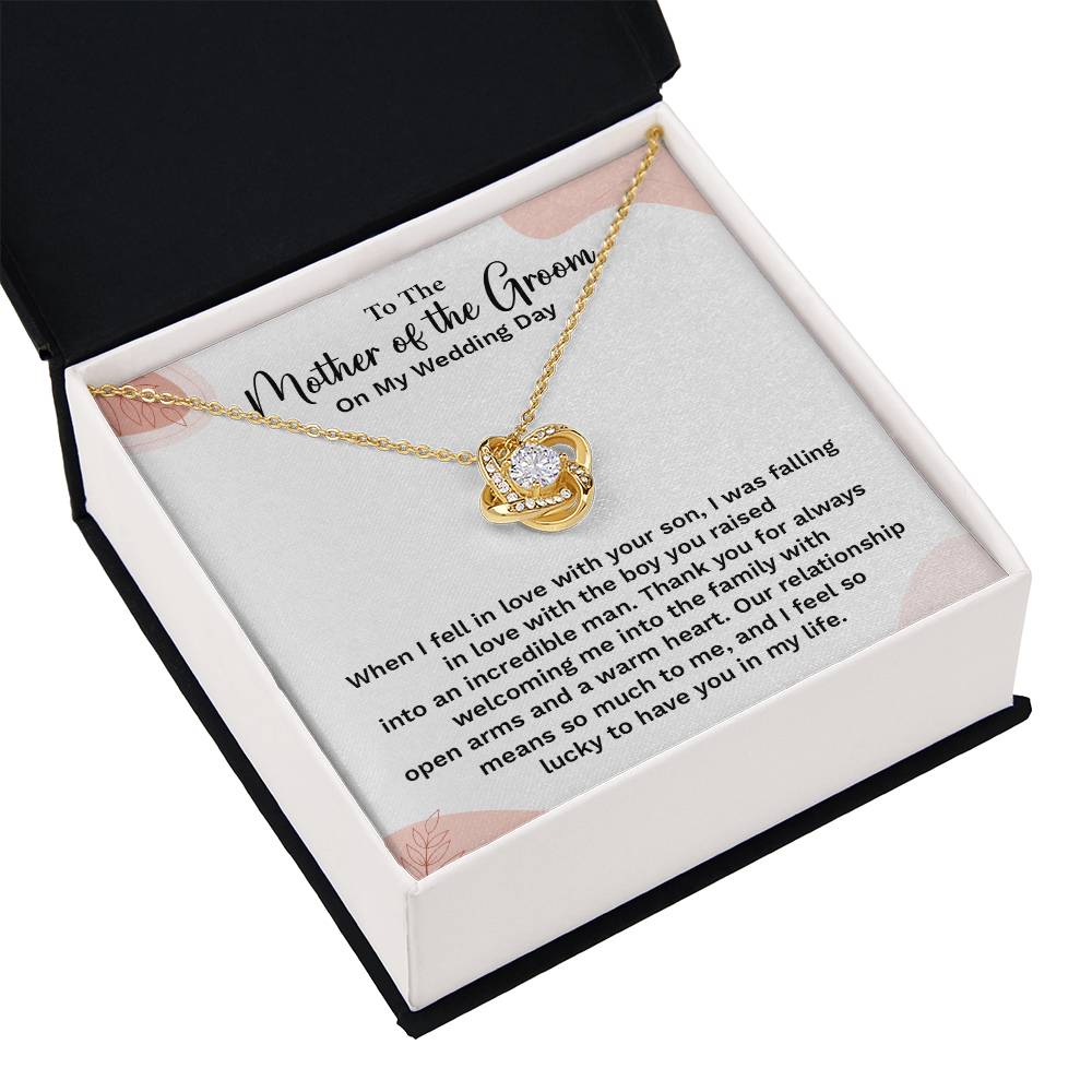 To the Groom's Mother on My Wedding Day Groom’s mother wedding gift Wedding necklace for mother-in-law Heartfelt message for groom’s mom Special gift for groom’s mom Necklace gift for groom’s mother on wedding day Meaningful gift for groom’s mother