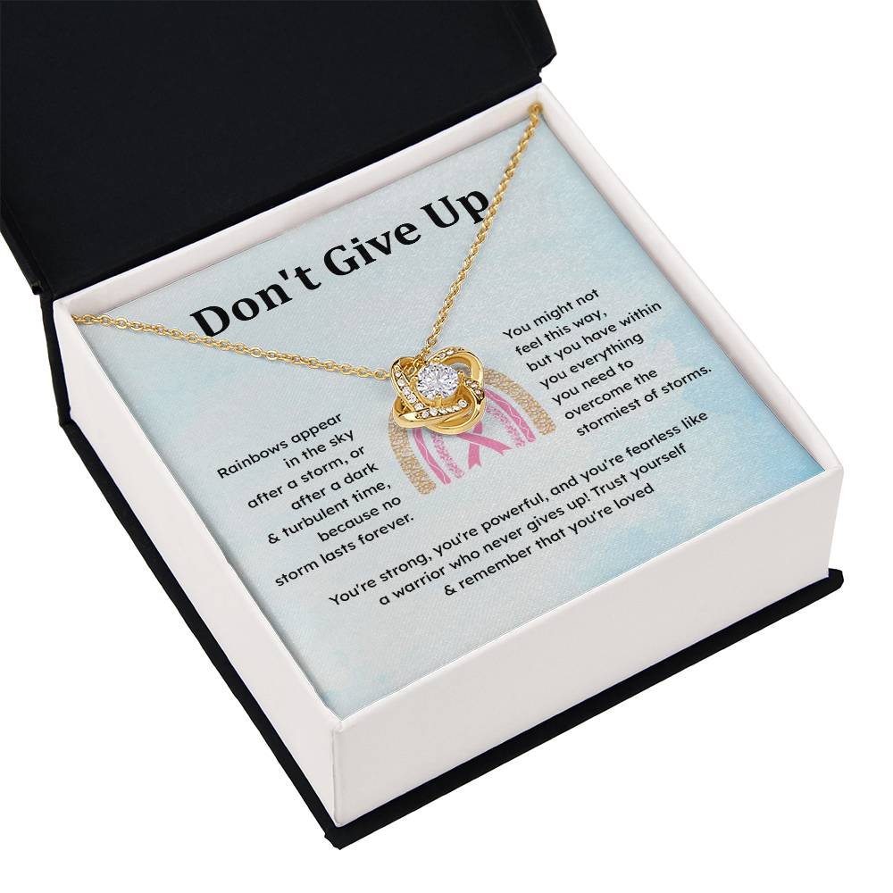 Don't Give Up Strength In Adversity Jewelry Don't Give Up Necklace Gift From Your Husband Meaningful Gift Supportive Gift Motivational Jewelry Never Give Up Necklace Breast Cancer Necklace For Soulmate Personal Growth Jewelry