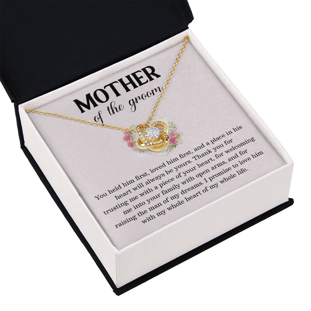 To The Mother Of The Groom Mother Of The Groom Necklace Gift Sentimental Jewelry For Mother Of The Groom Emotional Keepsake For Mother Jewelry Gift For Groom's Mom Special Gift For Groom's Mom Meaningful Gift For Groom's Mother