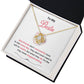 Bestie Necklace Gift with Strong Bond Message Card