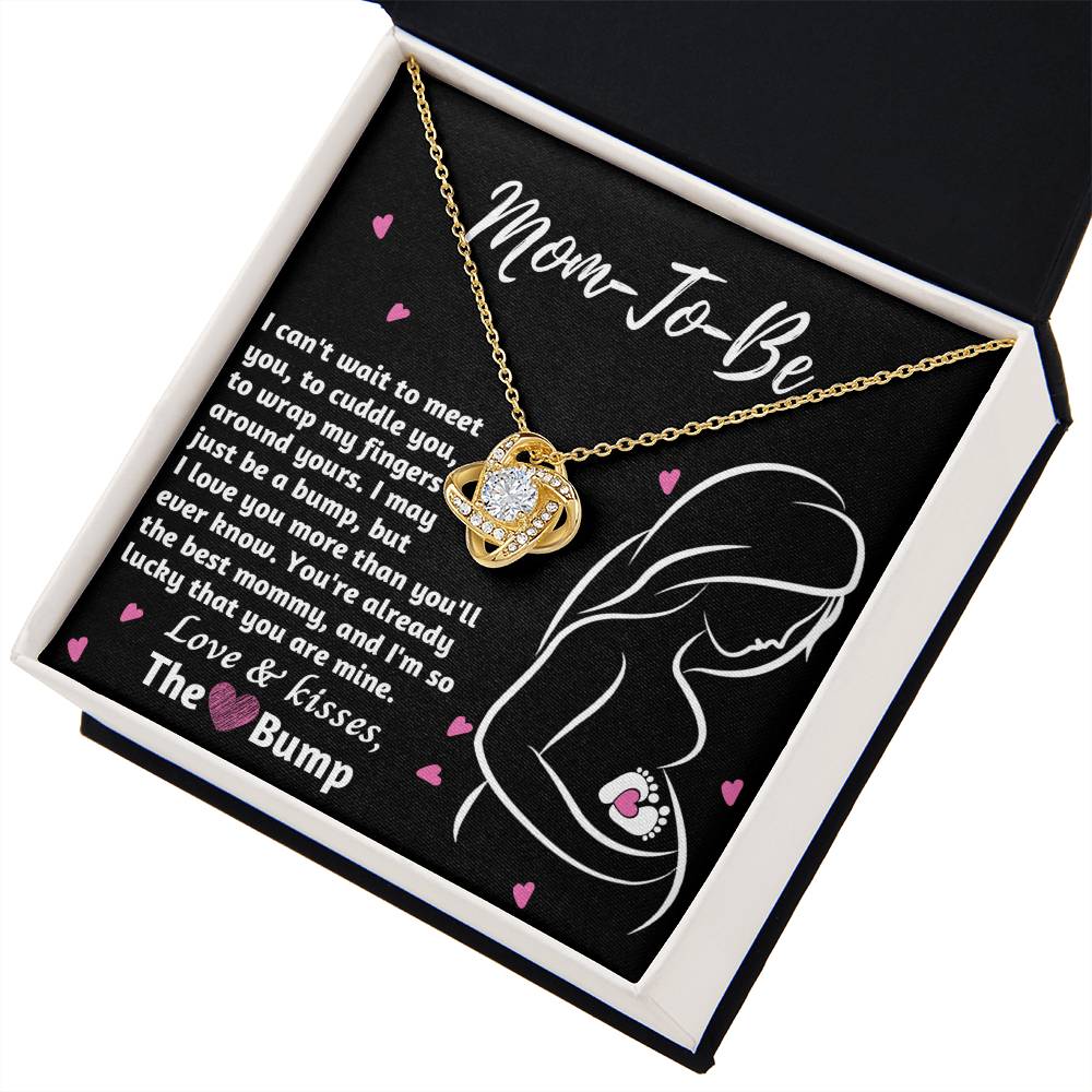 Mom To Be Necklace For Pregnant Women, Mommy Present From Unborn Baby, Gift For Expecting Moms, Pregnancy Jewelry Necklace With Wonderful Message Card And Box.