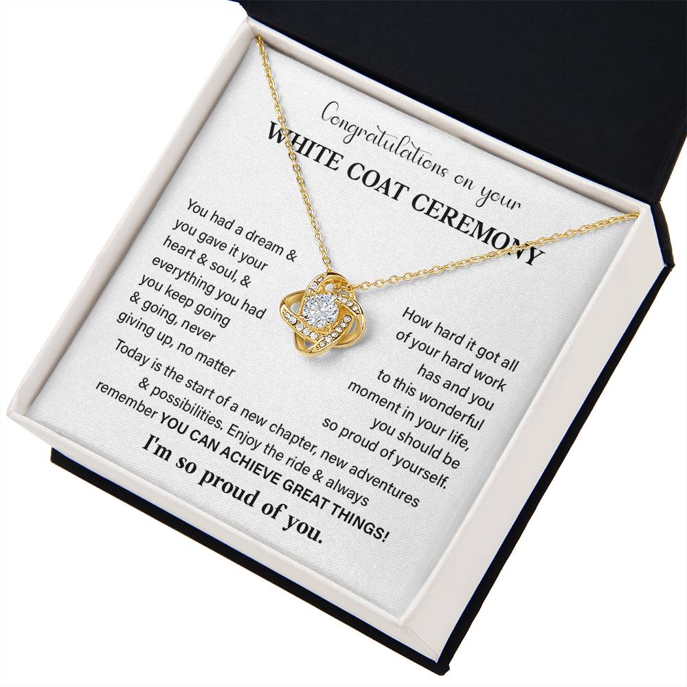 Congratulations On Your White Coat Ceremony White Coat Ceremony Congratulations Necklace New Beginnings Jewelry Meaningful Gift Supportive Gift Emotional Connection Necklace Motivational Jewelry You Are Amazing Necklace