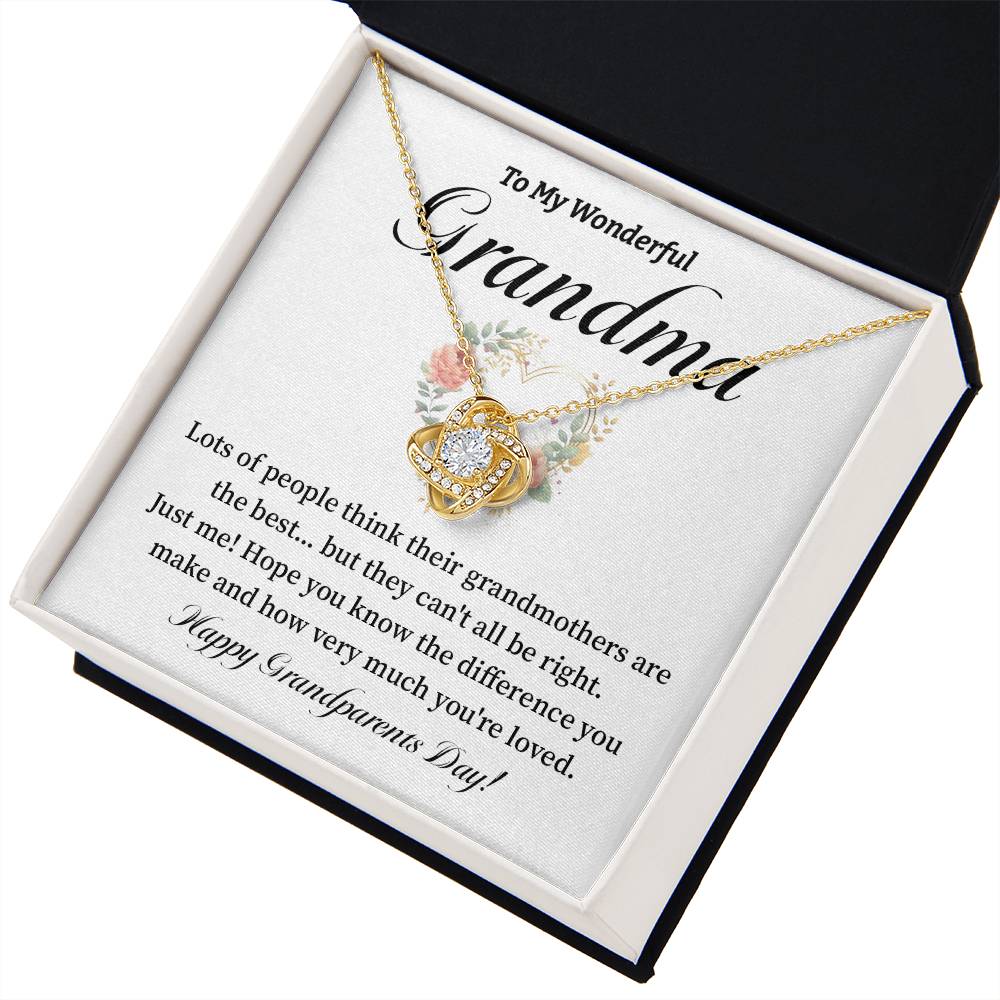 To My Wonderful Grandma Grandma Necklace Gift Heartfelt Gift For Grandma Sentimental Jewelry For Grandmother Granddaughter To Grandma Gift Special Gift For Grandma Grandmother Appreciation Gift Meaningful Gift For Grandma