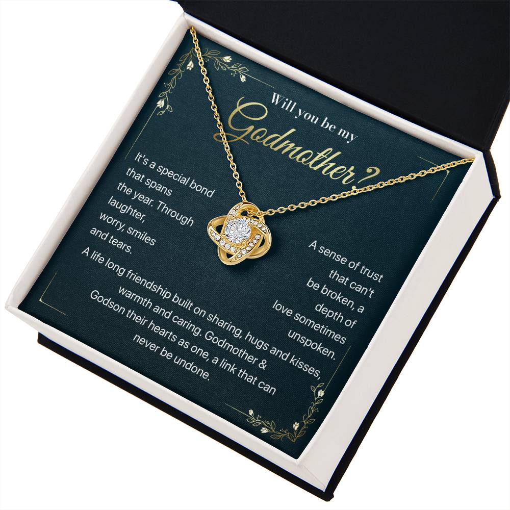 Will you be my Godmother Endless Support Necklace Bright Future Necklace Faithful Godmother Jewelry Strength In Unity Necklace Empowering Presence Jewelry Enduring Bond Necklace Emotional Support Pendant Inspirational Connection Jewelry